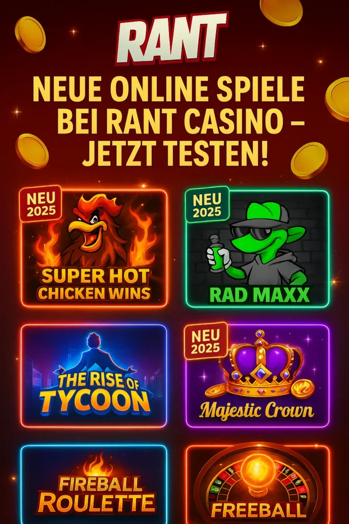 Rant Casino Neue Online Slots April 2025 Mobile